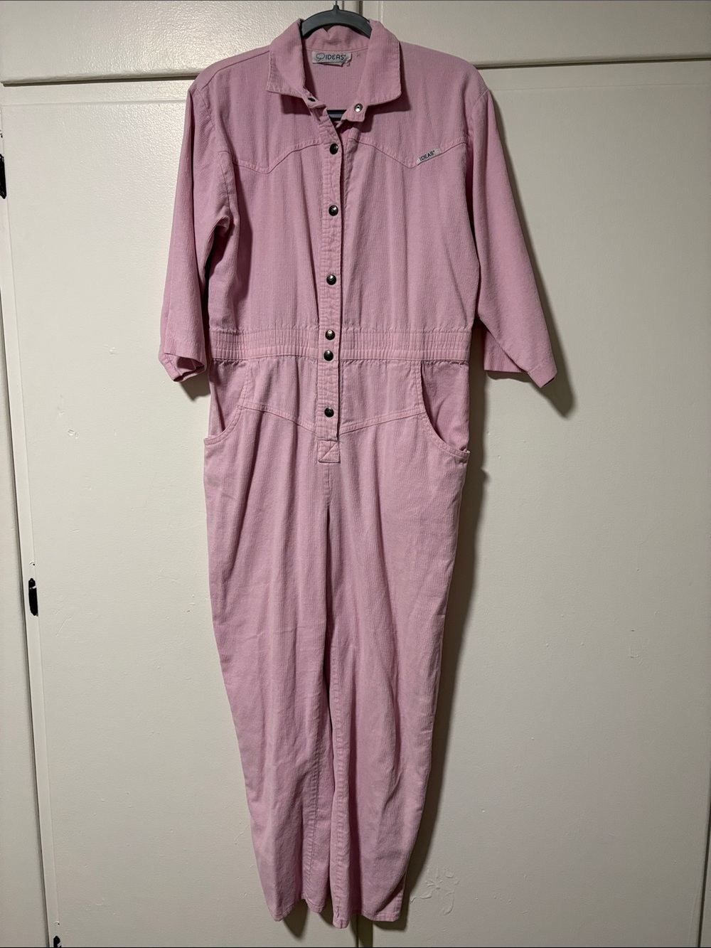 Vintage IDEAS Bubblegum Pink Women's Coverall Jumpsuit